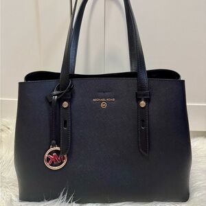 Michael Kors Navy Blue Tote Bag